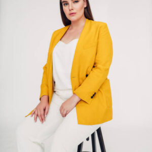 Young beautiful woman. plus size model.